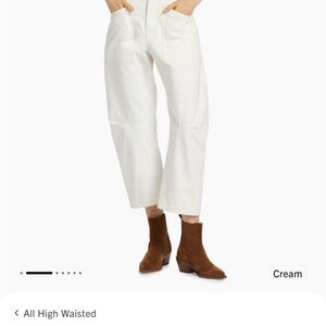 Nili Lotan Cream Trousers